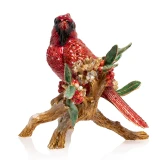Jay Strongwater Red Cardinal on Branch Figurine