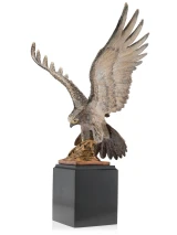 Jay Strongwater Baldwin Falcon Figurine