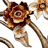 Jay Strongwater Everett Floral & Scroll Coffee Table - Golden