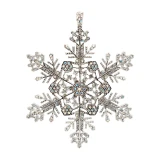 Jay Strongwater 2026 Metal Snowflake Ornament