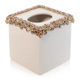 Jay Strongwater Emerson Bejeweled Tissue Box - Bouquet