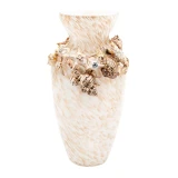 Jay Strongwater Nerina Tropical Shell 8" Vase