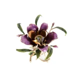 Jay Strongwater Marjorie Magnolia Side Table - Bouquet