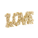 Jay Strongwater Olivia Opal Love Objet