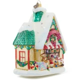 Jay Strongwater Christmas Toy Shop Glass Ornament