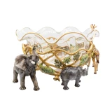 Jay Strongwater Shere Animal Parade Bowl