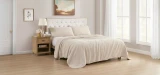 Cloud9 Design Madison Beige Quilt Set