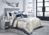 Cloud9 Design Amalfi Navy Gold Duvet Cover