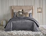Cloud9 Design Prato Charcoal Quilt Set