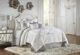 Cloud9 Design Rica Ivory and Silver Duvet Cover