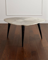 Cyan Design Triata Cocktail Table in Raw Nickel and Bronze
