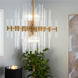 Cyan Design Quebec Pendant Small in Aged Brass