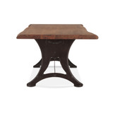 World Interiors - Blayne 106" Dining Table in Live Edge Acacia with Walnut Finish