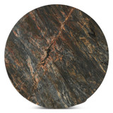 World Interiors - Caldera Coffee Table with Lava Marble and Dark Oak Base