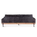 World Interiors - Chiavari Sofa in Morocco Ebony Leather