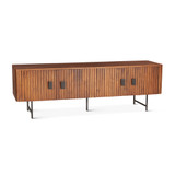 World Interiors - Halden 67" Plasma Cabinet Pecan Brown

