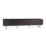 World Interiors - Halden 98" Plasma Cabinet in Matte Black