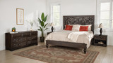 World Interiors - Haveli 71" Dresser with Plinth Base in Vintage Brown