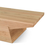 World Interiors - Incus 58" Coffee Table in Natural Oak
