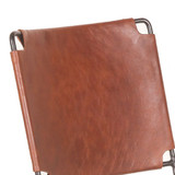 World Interiors - Melbourne Bar Chair in Tobacco Leather