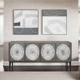 World Interiors - Urban Essence Hand Painted Framed Diptych