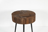 World Interiors - Palm Desert Reclaimed Wood Modern Side Table