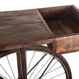 World Interiors - Paxton Reclaimed Teak Bicycle Console
