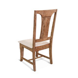 World Interiors - Pengrove Dining Chair in Cream Linen and Antique Oak