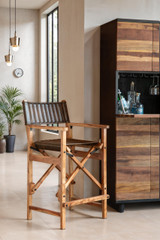 World Interiors - Tularosa 72" Bar Cabinet in Natural