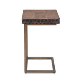 World Interiors - Vallarta Side Table in Mango Wood with Two Tone Finish