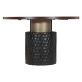 World Interiors - Vallarta 48" Round Dining Table in Two Tone