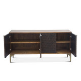 World Interiors - Vallarta 66" Sideboard in Mango Wood with Two Tone Finish