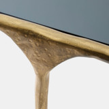 Global Views Hunter Console Table - Gold/Black