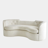 Global Views Lauren Sofa - White Avoletta