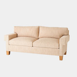 Global Views Zosia Square Arm Sofa - Natural