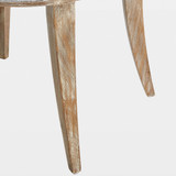 Global Views Adelaide Side Dining Chair - Beige Leather