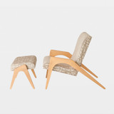 Global Views Archangle Chair - Oak