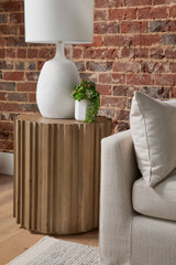 Essentials For Living - Roma End Table in Smoke Gray Pine