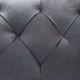 Global Views Stiletto Bench - Black Hair-on-Hide