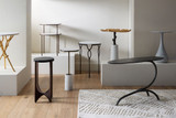 Global Views Forest Blossom Side Table - Natural Iron
