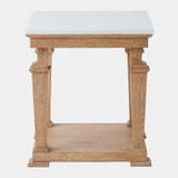 Global Views Josephine Side Table - Bleached Oak