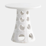 Global Views Taper Circle Side Table