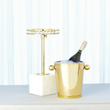 Global Views Margot Side Table - Brass