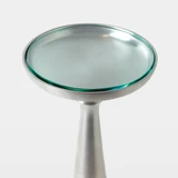 Global Views Minaret Accent Table - Satin Brass