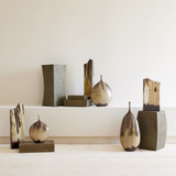 Global Views Lames Table - Aged Brass Tapered
