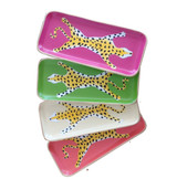 Dana Gibson Orange Leopard Tray, and Assorted Trays