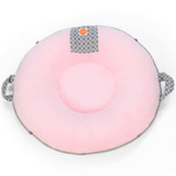 Majestic/Light Pink Round Floor Pillow