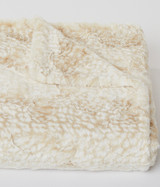 Tourance - Siberian Leopard Cream and Beige Throw