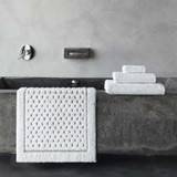 Linen Waffle Bath Rug