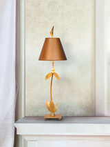 Lucas +  McKearn Red Bell Gold 32" Table Lamp